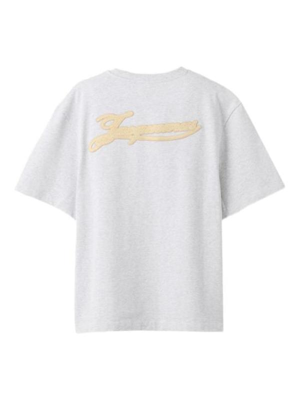 Jacquemus Rosemary Label Tee - Grey