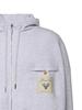 Jacquemus Rosemary Label Hoodie - Grey - Thumbnail 2
