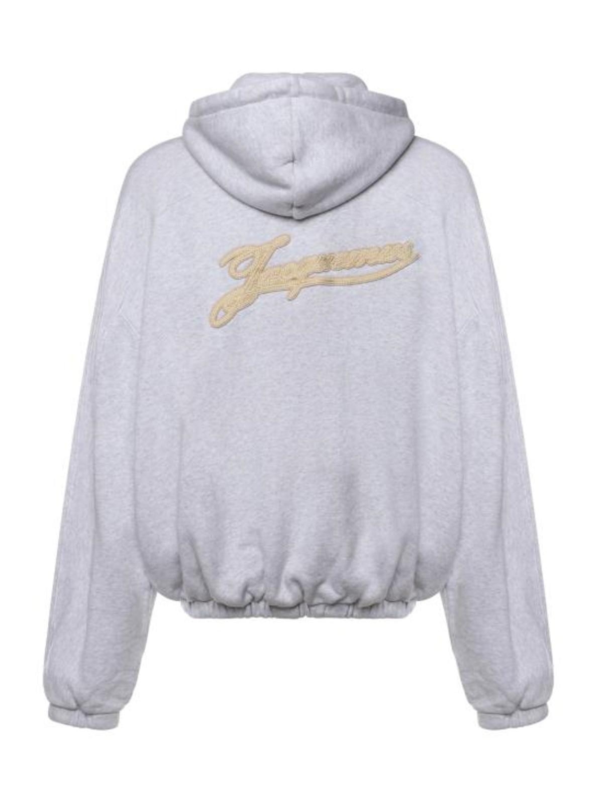 Jacquemus Rosemary Label Hoodie - Grey - Image 3 of 3