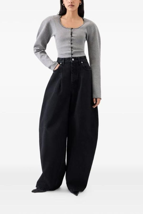 Jacquemus Denim Pants - Black