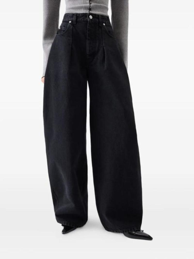 Jacquemus Denim Pants - Black