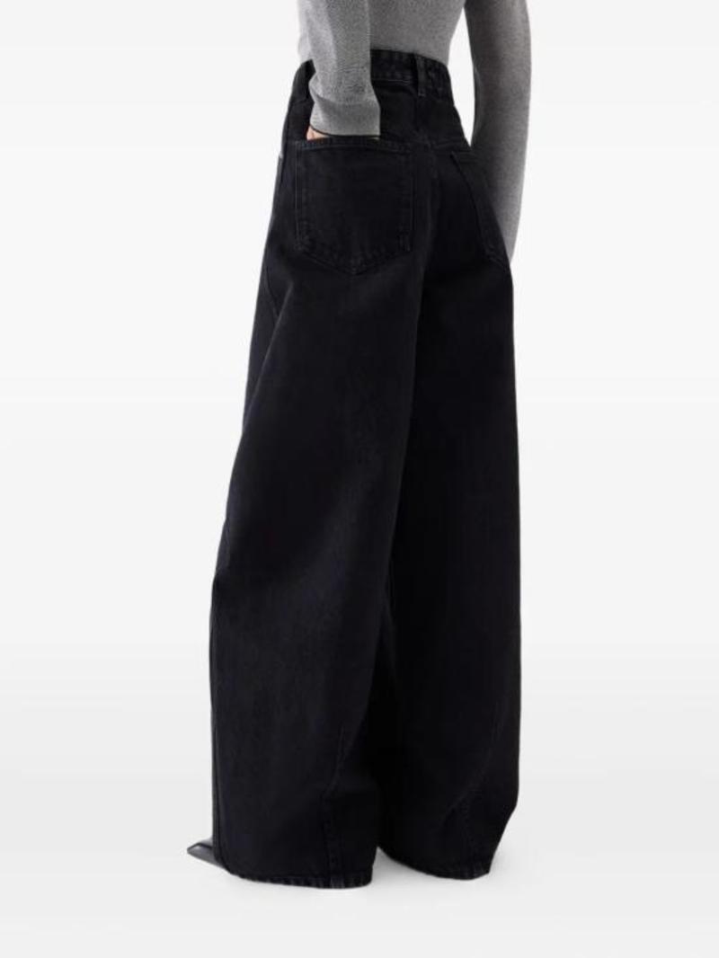 Jacquemus Denim Pants - Black
