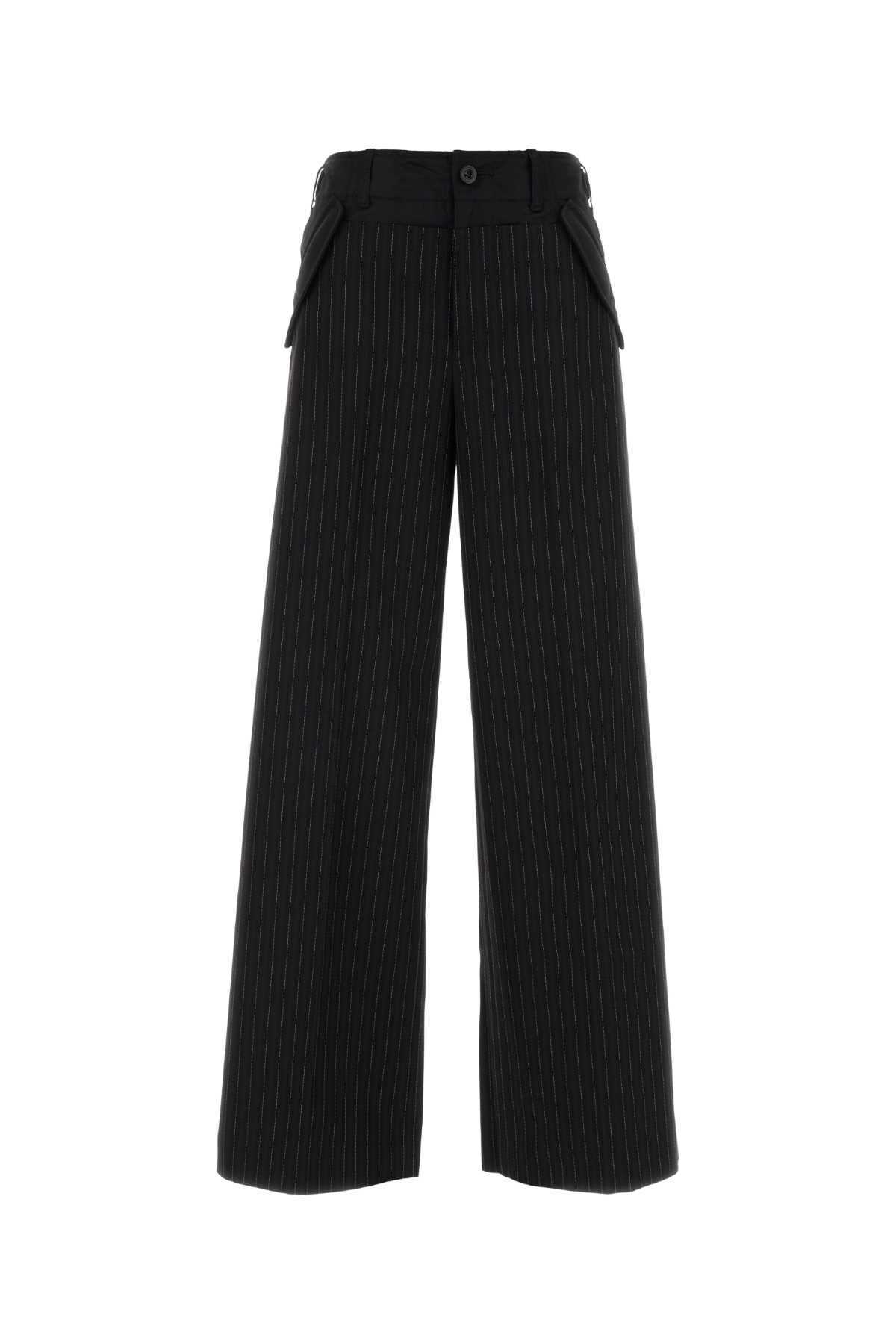 sacai Embroidered Polyester Blend Pants - Black - Image 1 of 2