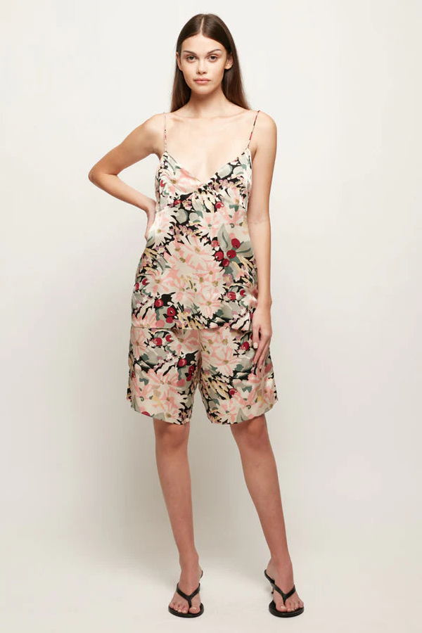 S/W/F Satin Cami - Dust Bloom