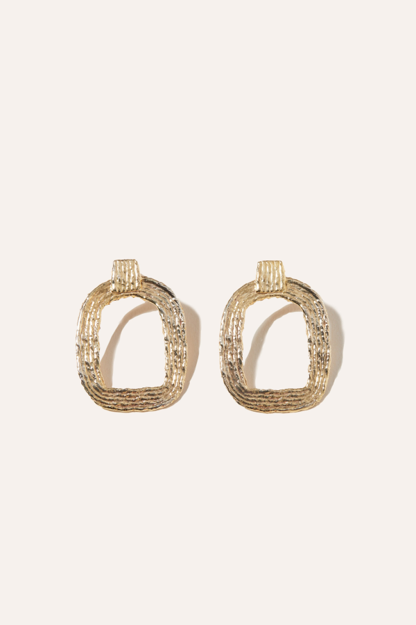 COG Eva Hoop Earrings - Gold