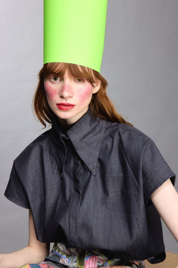 Meg Summer Big Collar Shirt Top