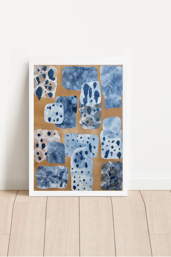 Artxtiles New Spots Small Framed Print