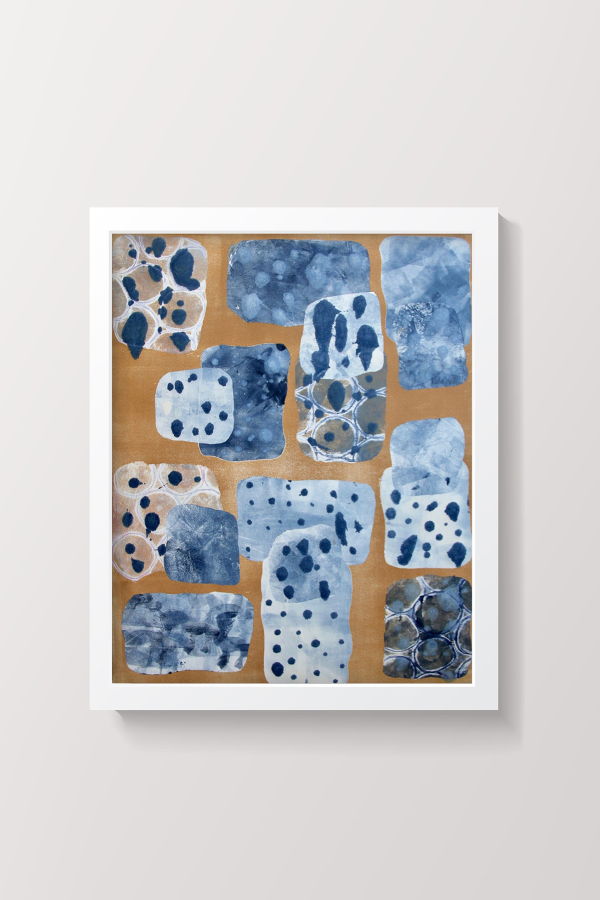 Artxtiles New Spots Small Framed Print