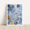 Artxtiles Outer Orbit Small Framed Print - White - Thumbnail 1
