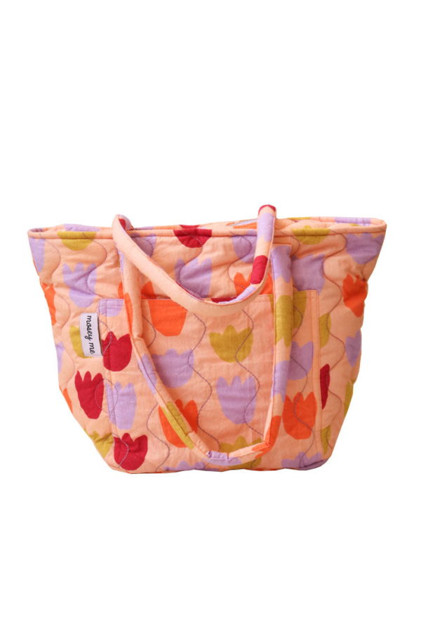 Mosey Me Tulip Fields Quilted Bag