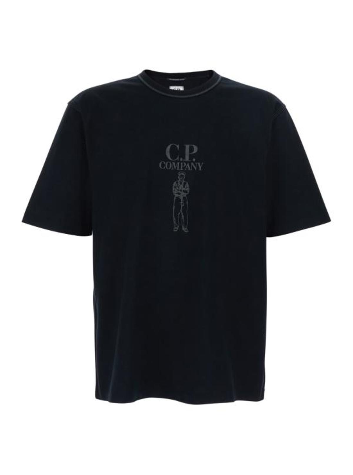 C.P. Company T-Shirt - Black - Image 1 of 3