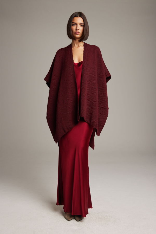 VOZ Short Alpaca Duster Coat