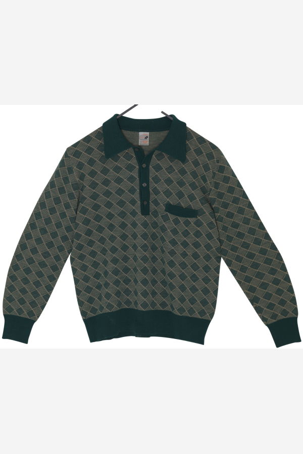 VKS (West Germany) Vintage, 1970s, Crylor, Aus Kammgarn