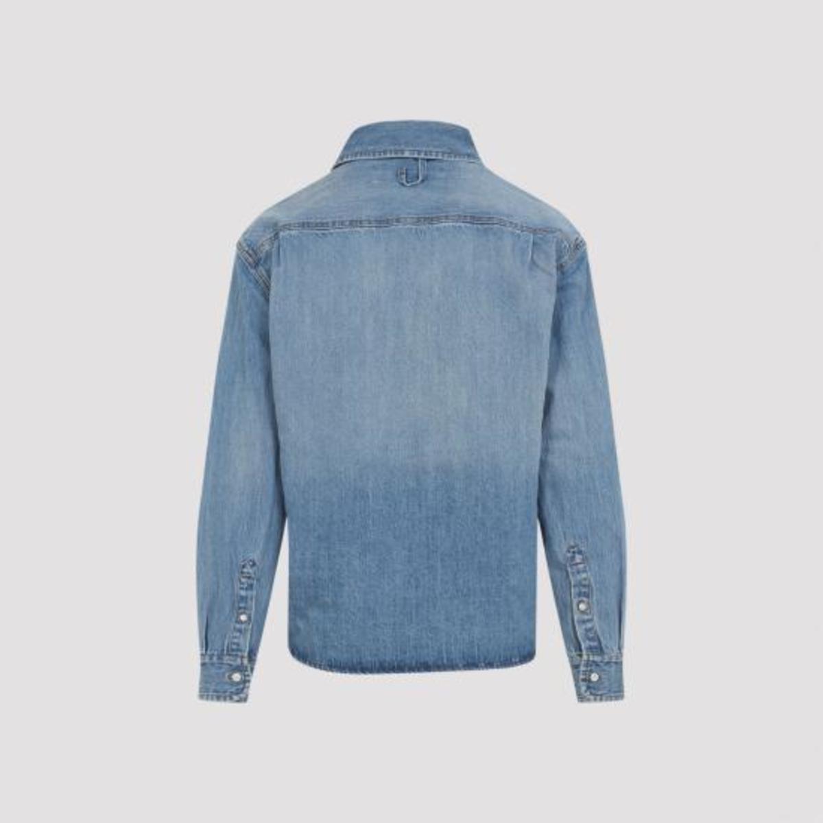 Jacquemus SHM00545AD0001733C Shirt - Blue Tabac - Image 4 of 6