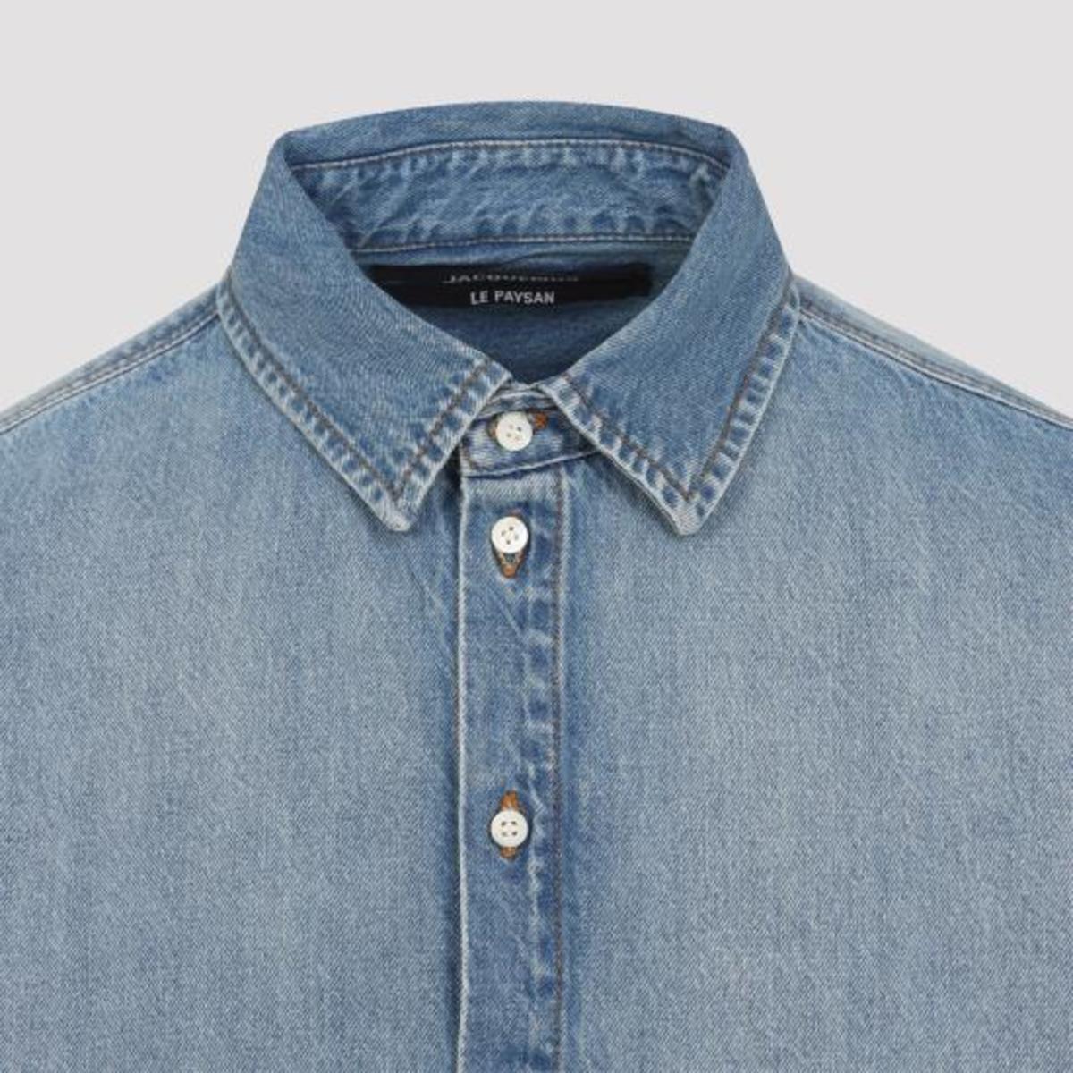 Jacquemus SHM00545AD0001733C Shirt - Blue Tabac - Image 5 of 6