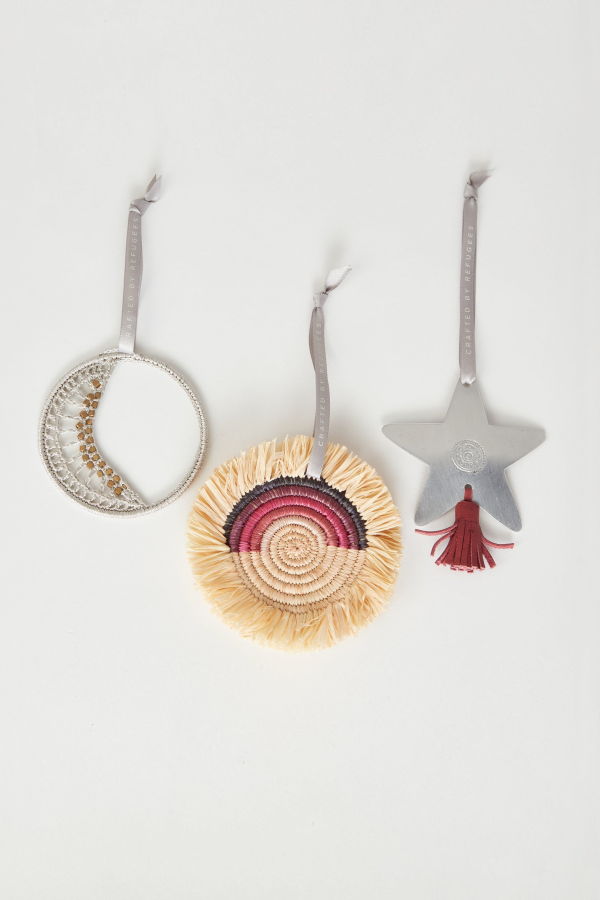 Made 51 Celestial Trio Ornament Set - Silver