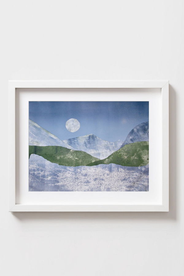 Artxtiles Cold Spring Evening Large Framed Print