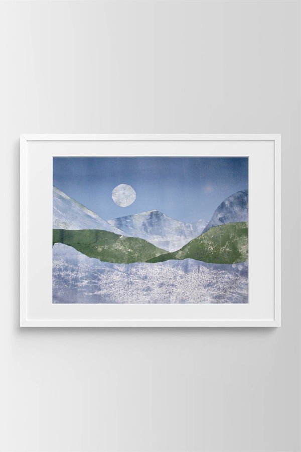 Artxtiles Cold Spring Evening Large Framed Print