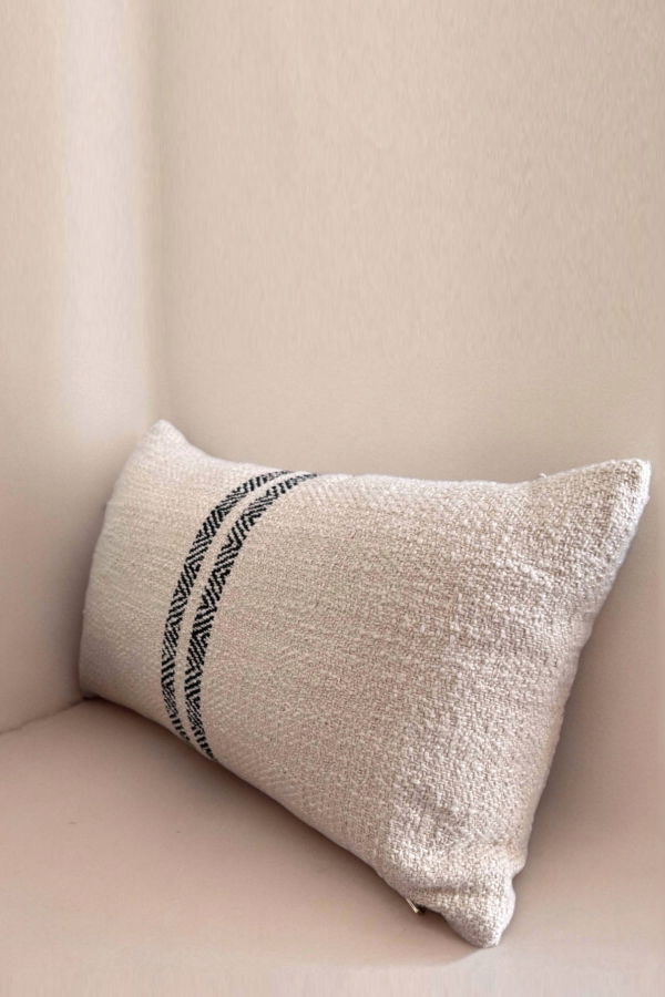 PILLOWPIA Hugh Lumbar Pillow - Cream