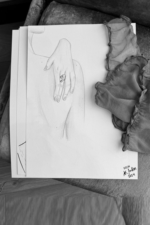 K M by L A N G E Silver Dancing – Series 03/36 Print