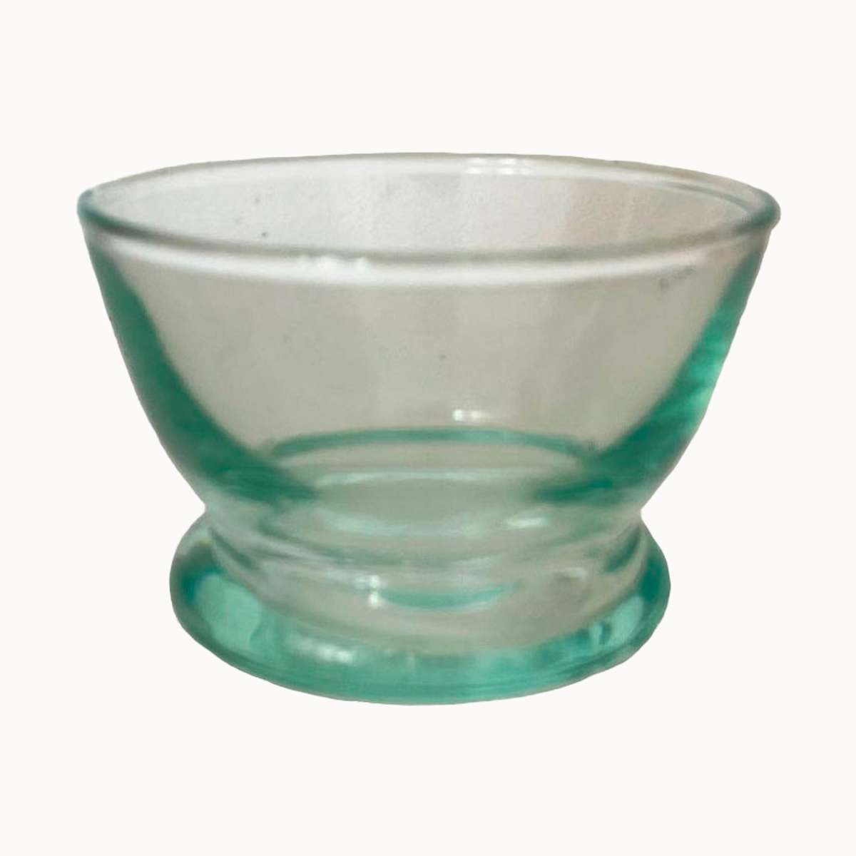 APARTMENT F Moroccan Blown Glass Footed Pinch Bowl - Image 1 of 3