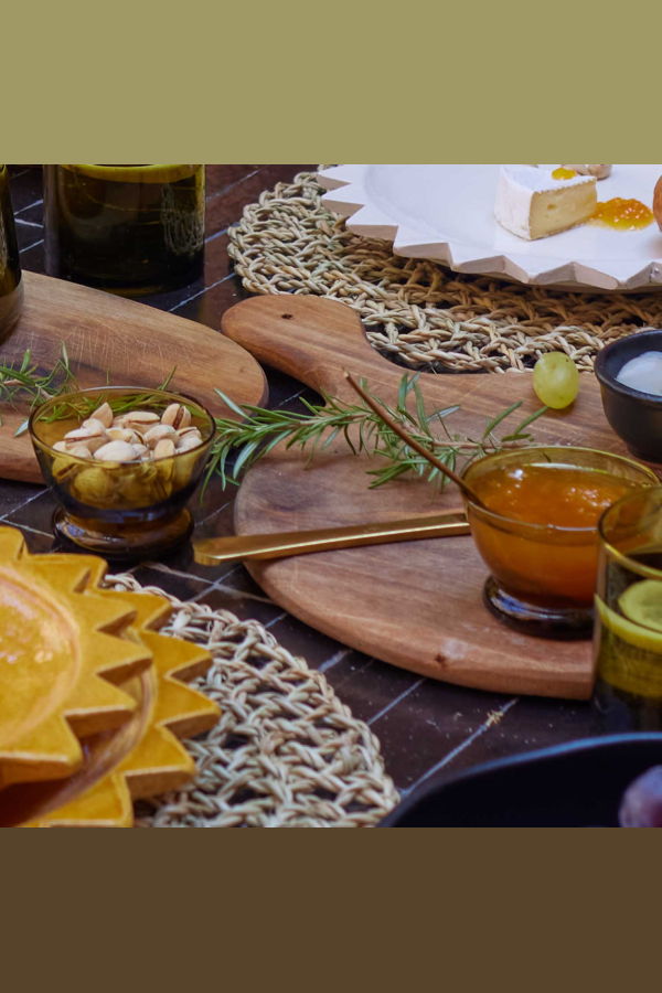 APARTMENT F Moroccan Blown Glass Footed Pinch Bowl