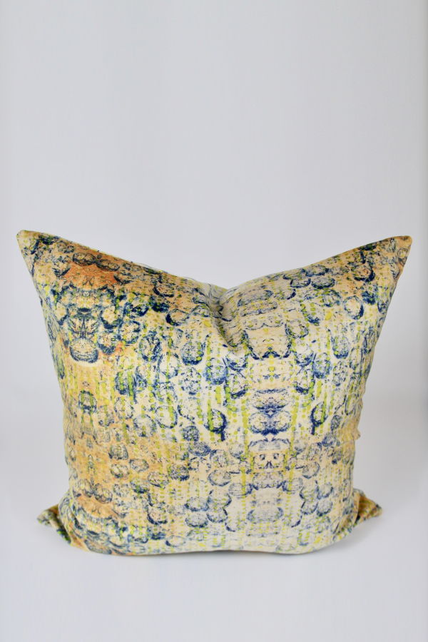 Artxtiles Pastel Pink Velvet Pillow