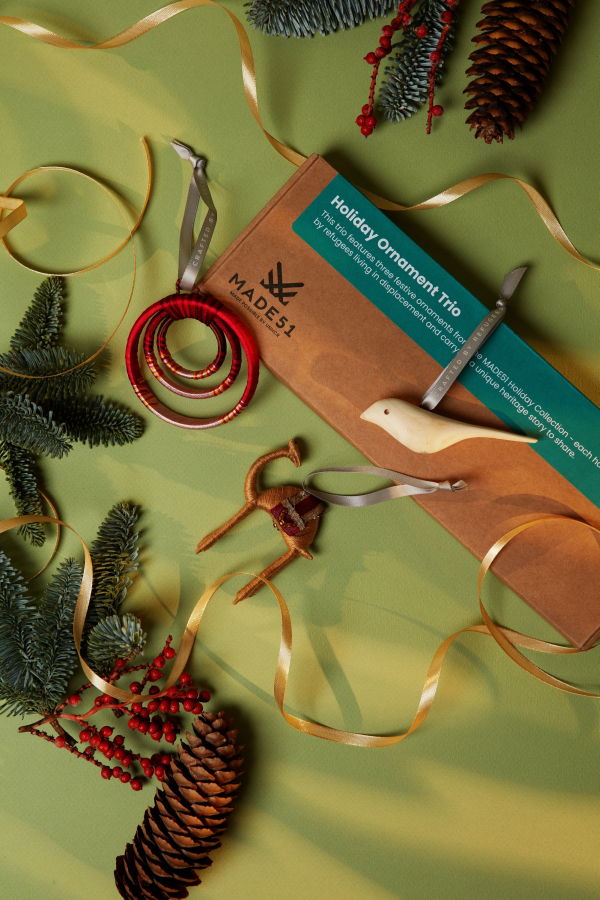 Made 51 Peaceful Journey Trio Ornament Set