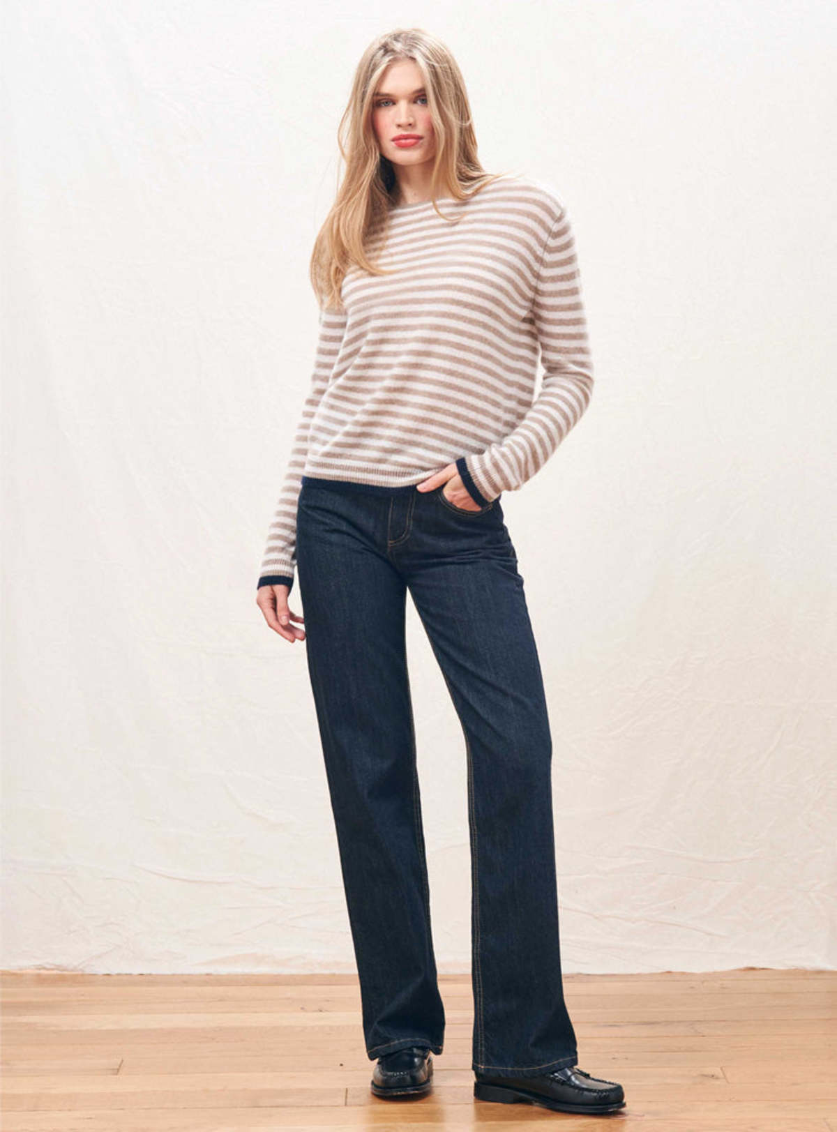 Jumper 1234 Little Stripe Crew Sweater - Image 2 of 3