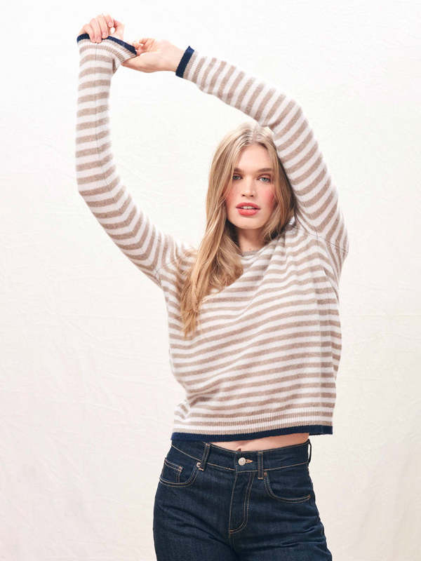 Jumper 1234 Little Stripe Crew Sweater