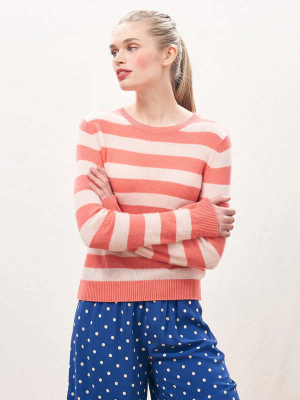 Jumper 1234 Stripe Crew Sweater