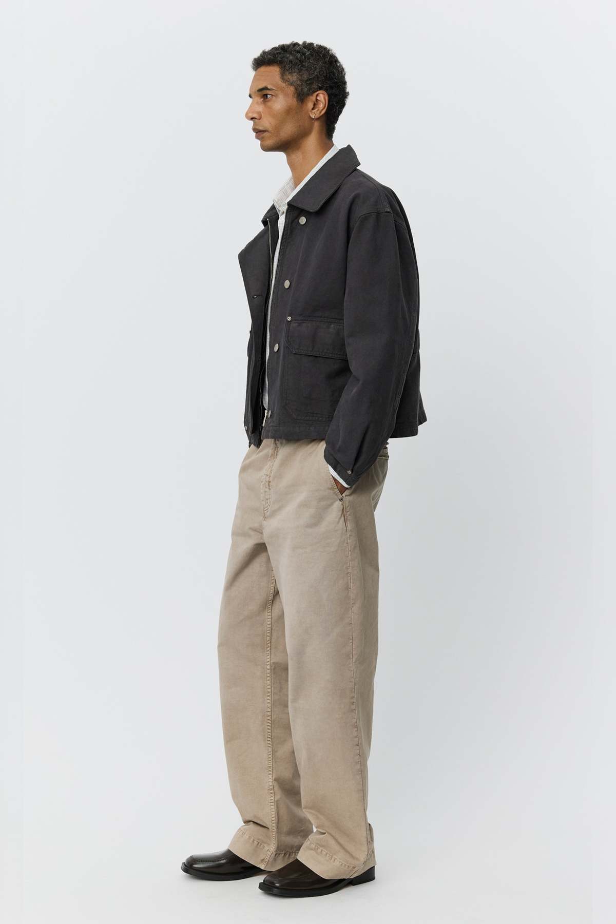 mfpen Courier Jacket Washed Grey Canvas - Image 3 of 7