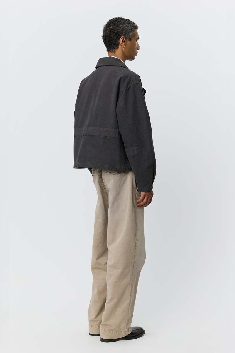 mfpen Courier Jacket Washed Grey Canvas