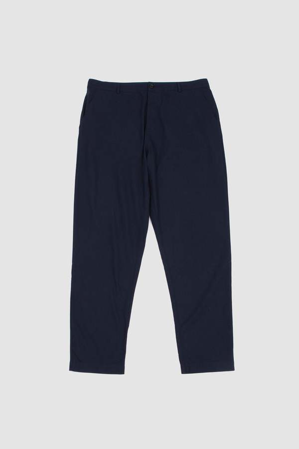 Universal Works Military Chino Valencia Cotton Trousers - Navy