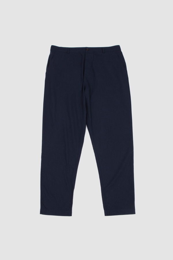 Universal Works Military Chino Valencia Cotton Trousers - Navy