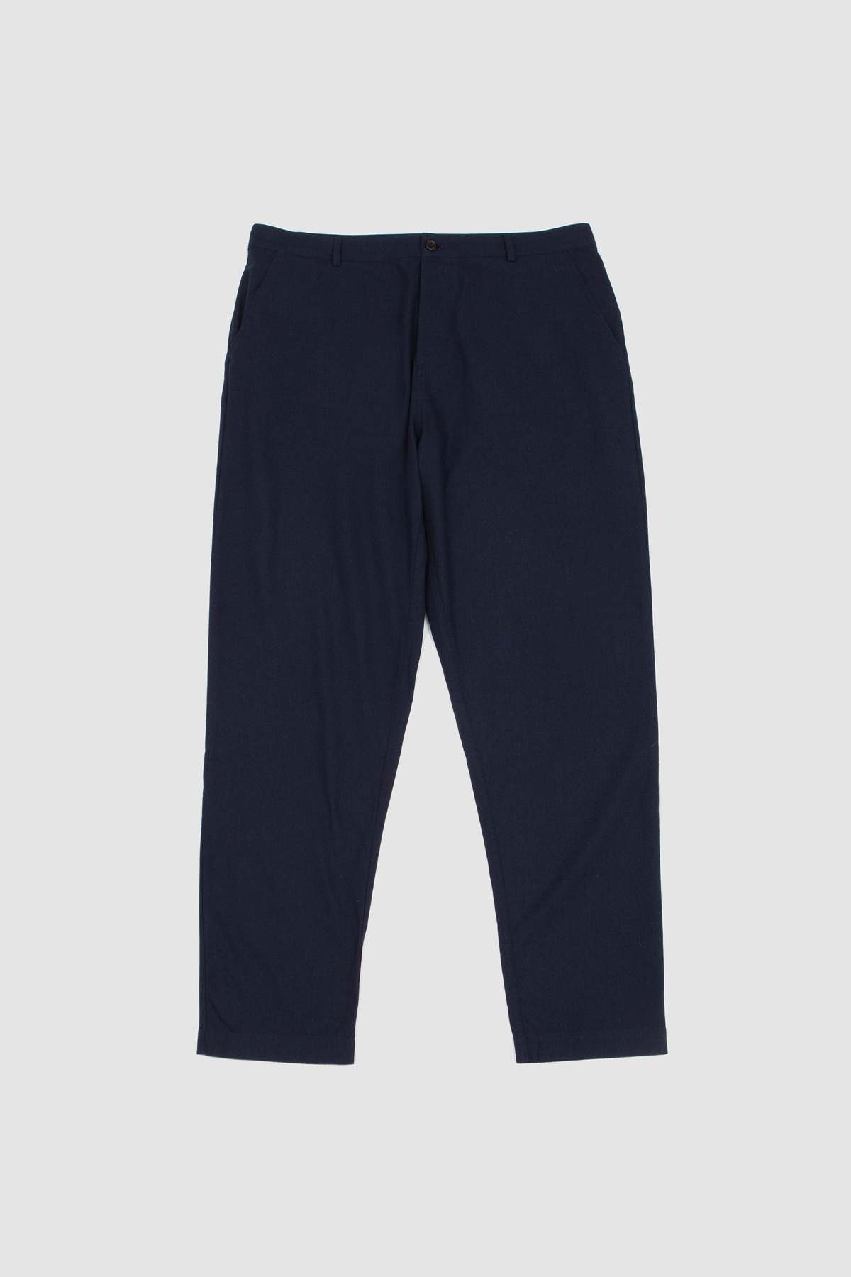 Universal Works Military Chino Valencia Cotton Trousers - Navy - Image 2 of 5