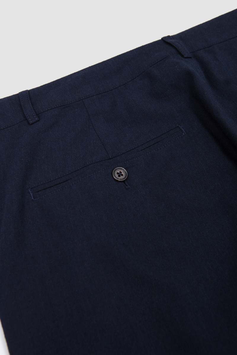 Universal Works Military Chino Valencia Cotton Trousers - Navy