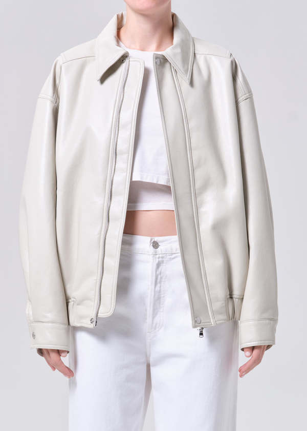 AGOLDE Aston Bomber Jacket - Buff