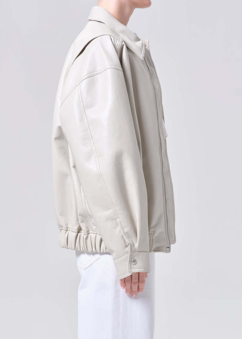 AGOLDE Aston Bomber Jacket - Buff