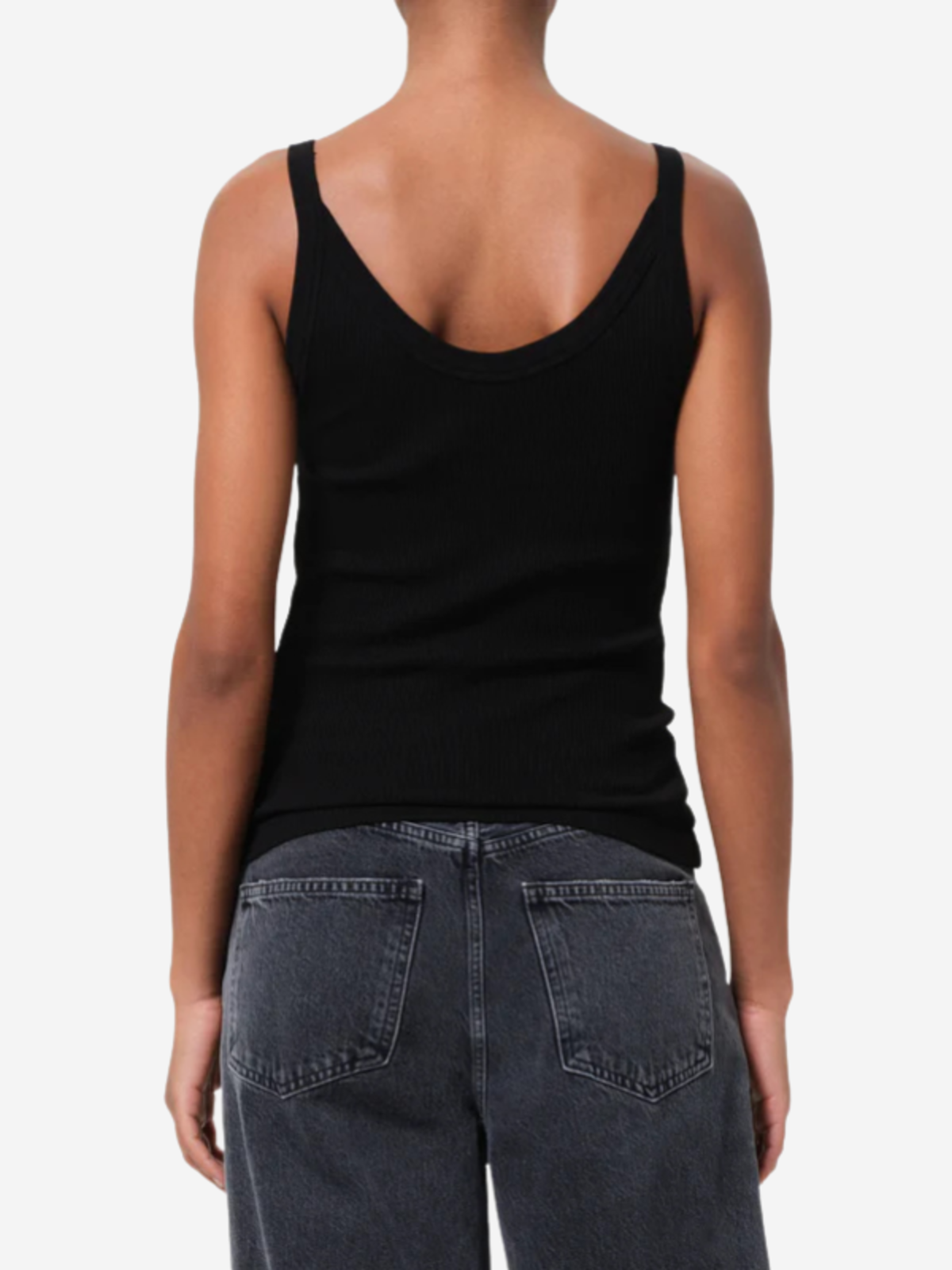 AGOLDE Jordan Tank - Black - Image 3 of 4