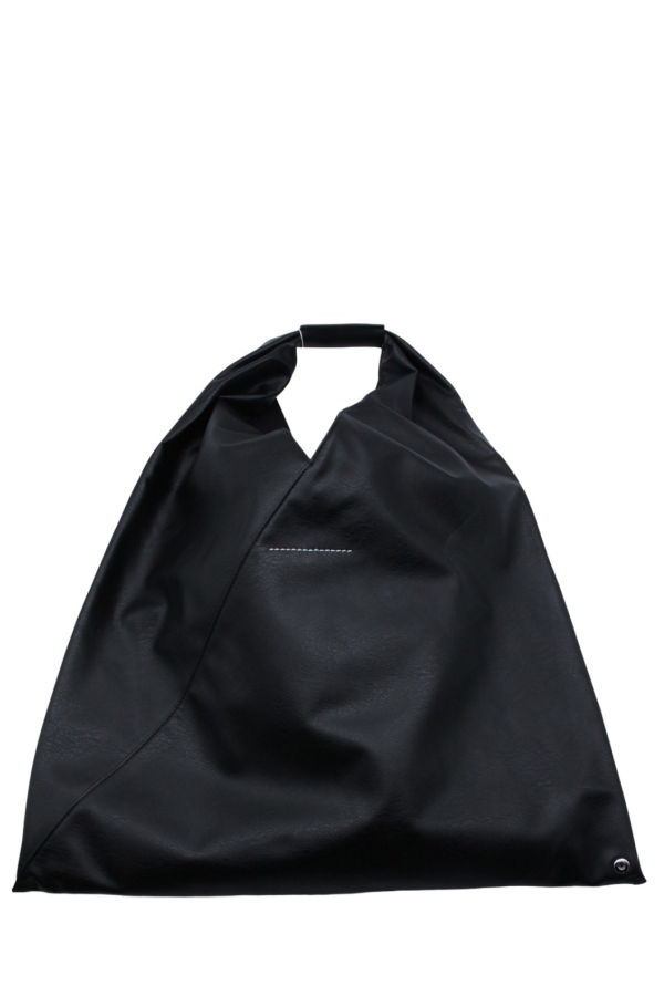 Maison Margiela Structured Leather Bag - Black