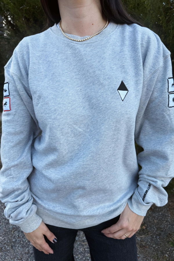 Modern Society Year of the Horse Sweatshirt - Healing Blue