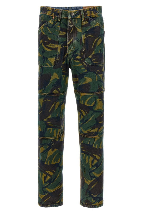 Martine Rose Camo Reversible Jeans - Blue