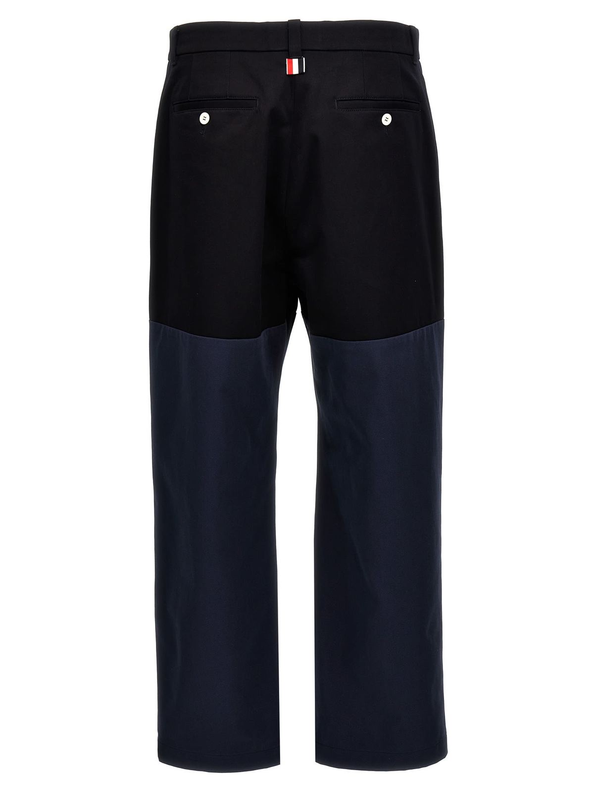 thom browne Unconstructed Combo Pants - Blue - Image 2 of 4