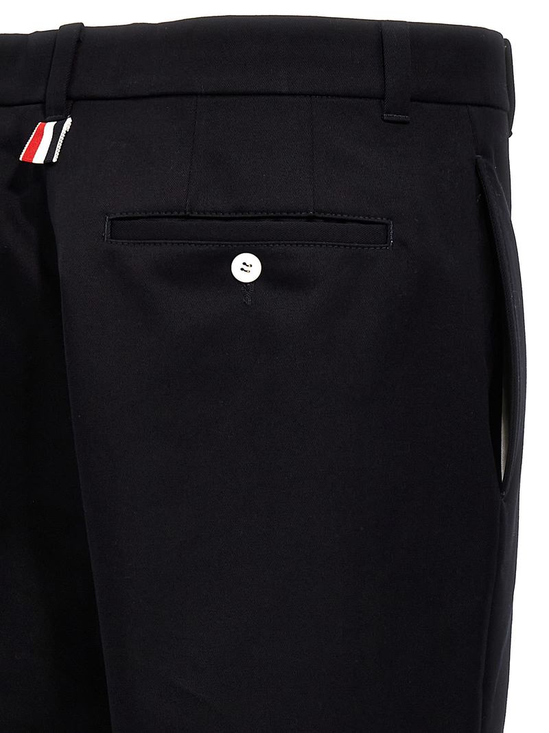 thom browne Unconstructed Combo Pants - Blue