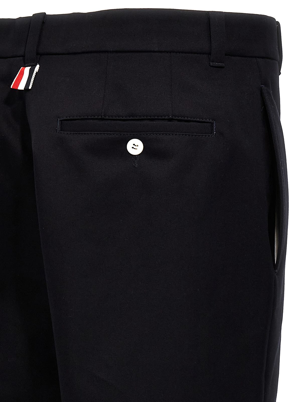 thom browne Unconstructed Combo Pants - Blue - Image 4 of 4