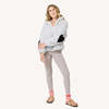 Kerri Rosenthal Coze Magoze Quarter Zip Sweatshirt - Light Grey - Thumbnail 2