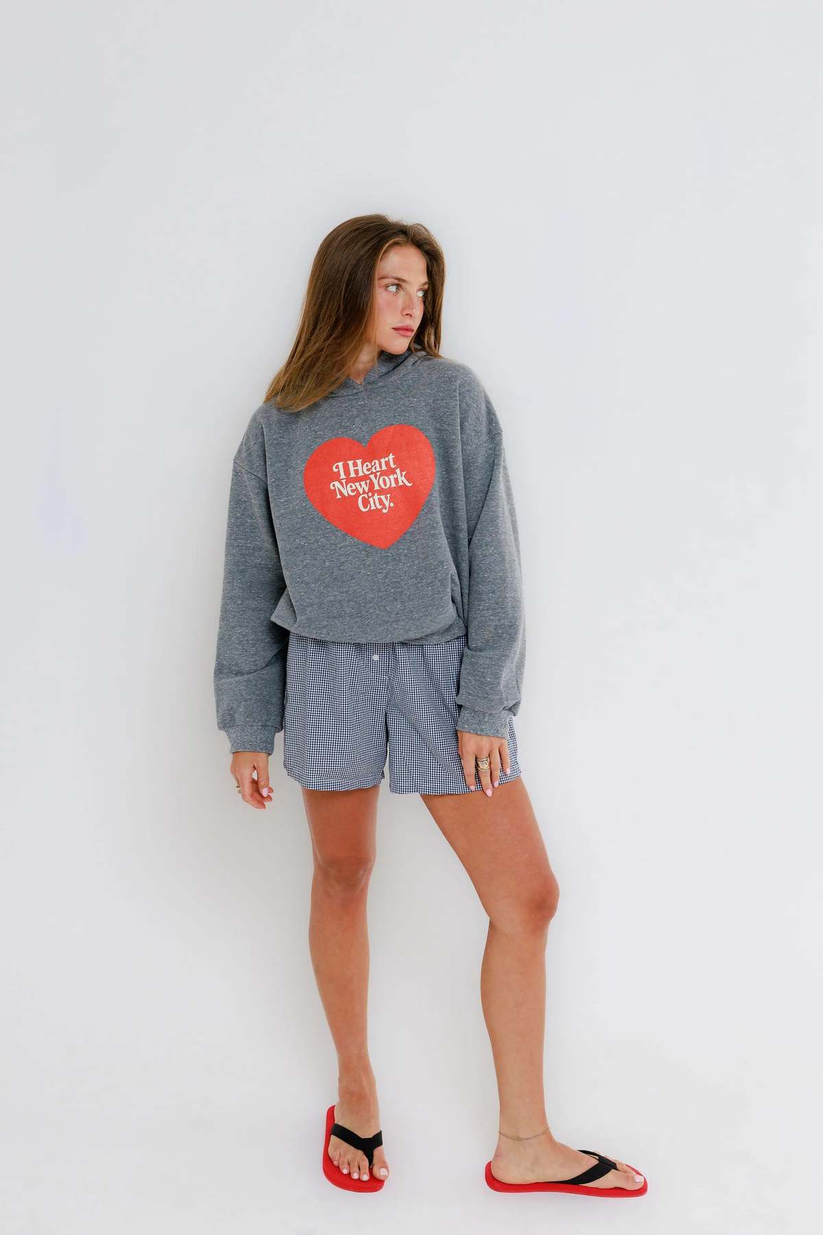 Sunny Somewhere Classic Hoodie I Heart NYC Hoodie - Image 1 of 4