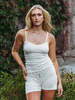 Q for Quinn Pointelle Camisole - Natural - Thumbnail 2