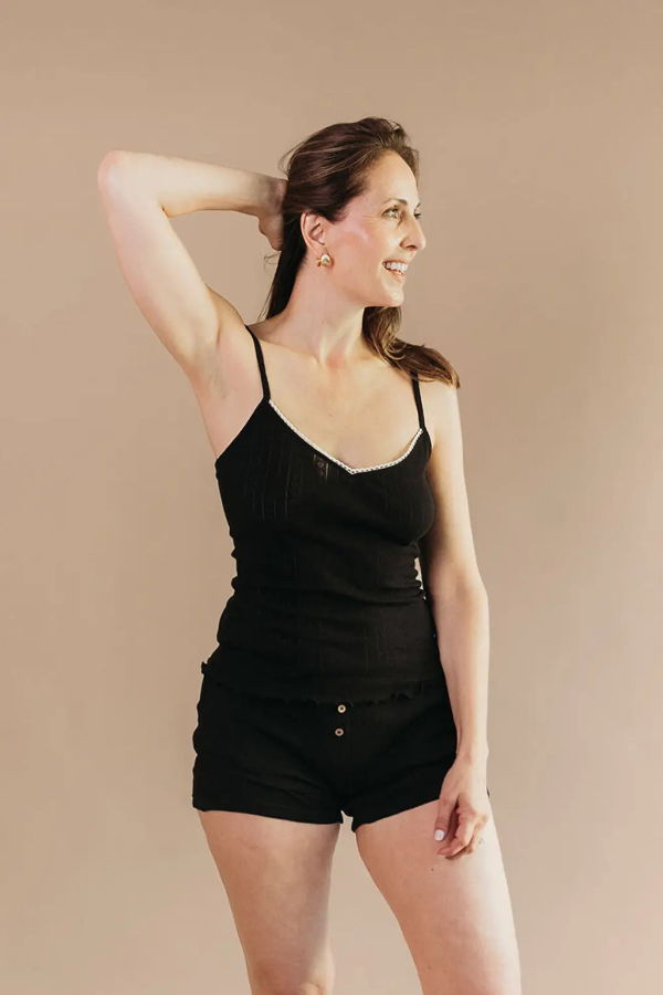 Q for Quinn Pointelle Camisole